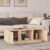 Elegant Solid Pine Coffee Table - 110x50x40 cm | HipoMarket