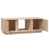 Elegant Solid Pine Coffee Table - 110x50x40 cm | HipoMarket