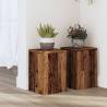  Plant Stands 2 pcs Old Wood 20x20x30 cm Engineered Wood Colour old wood Size 20 x 20 x 30 cm Quantity in Package 2 