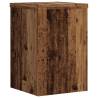 2 pcs Plant Stands in Old Wood - Engineered Wood 20x20x30 cm