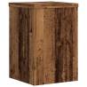 2 pcs Plant Stands in Old Wood - Engineered Wood 20x20x30 cm