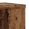 2 pcs Plant Stands in Old Wood - Engineered Wood 20x20x30 cm