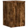 Plant Stands 2 pcs Smoked Oak - Durable Engineered Wood