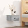 Wall-mounted Bedside Cabinet Grey Sonoma 35x35x20 cm Colour grey sonoma Quantity in Package 1 