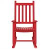 Red Solid Wood Rocking Chairs for Kids - 2 pcs | Hipo Market