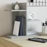  Desk Organiser Concrete Grey 42x21.5x42 cm Engineered wood Colour concrete grey 