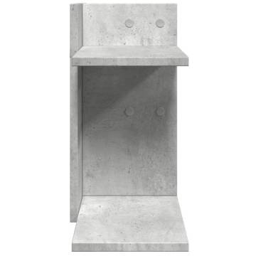 Concrete Grey Desk Organiser - Stylish & Durable Storage