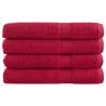  Premium Towels SOLUND 4 pcs Red 100x200 cm 600 gsm Colour red Size 100 x 200 cm Quantity in Package 4 