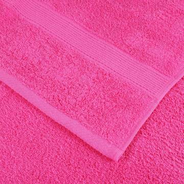 Premium Sauna Towels SOLUND - 2 pcs Pink 80x200 cm | Hipomarket