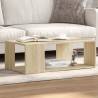  Coffee Table Sonoma Oak 89.5x48x30 cm Engineered Wood Colour sonoma oak Size 89.5 x 48 x 30 cm Quantity in Package 1 