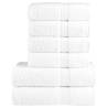  6 Piece Premium Towel Set SOLUND White 600 gsm Colour white Quantity in Package 1 