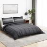 Duvet Cover Set Dark Grey 260x240 cm Cotton Colour dark grey Size 260 x 240 cm + 65 x 65 cm Quantity in Package 2 Number of Pieces 1 