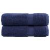  Premium Hand Towels SOLUND 2pcs Navy Blue 50x100cm 600gsm Colour navy blue Size 50 x 100 cm Quantity in Package 2 