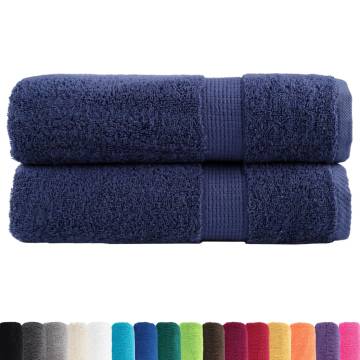 Premium Hand Towels SOLUND Navy Blue 50x100cm 600gsm - 2pcs