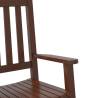 Brown Solid Wood Rocking Chairs for Children - 2 Pcs Set