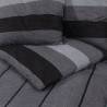 Duvet Cover Set Dark Grey 140x200 cm - Soft Cotton Bedding