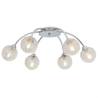 Stylish Ceiling Lamp with 6 LED Bulbs G9 - 240W