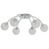 Stylish Ceiling Lamp with 6 LED Bulbs G9 - 240W