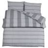 Grey Cotton Duvet Cover Set 140x200 cm | Hipomarket