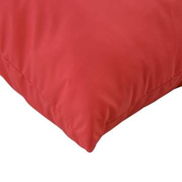 Pallet Cushions 3 pcs Red Fabric - Comfort & Style