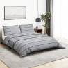 Duvet Cover Set Grey 155x220 cm Cotton Colour light grey Size 155 x 220 cm + 80 x 80 cm Quantity in Package 1 Number of Pieces 