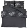 Black Duvet Cover Set - 200x200 cm Cotton | HipoMarket