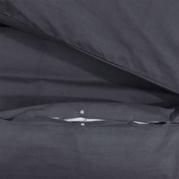 Black Duvet Cover Set - 200x200 cm Cotton | HipoMarket