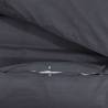 Black Duvet Cover Set - 200x200 cm Cotton | HipoMarket