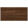 Brown Oak Wall Shelves 8 Pcs - Durable & Stylish Storage