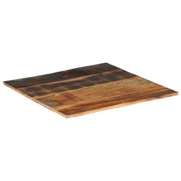 Square Table Top 70x70 cm - Solid Reclaimed Wood | Hipo Market