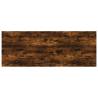 4 pcs Smoked Oak Wall Shelves - Durable & Stylish Storage