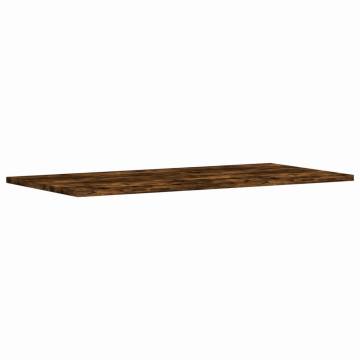 Wall Shelves 4 pcs Smoked Oak | Durable Engineered Wood - HipoMarket