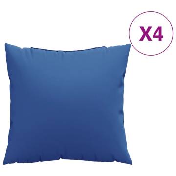 Royal Blue Sofa Cushions - 4 pcs 50x50 cm | Hipomarket