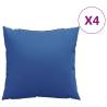 Royal Blue Sofa Cushions - 4 pcs 50x50 cm | Hipomarket