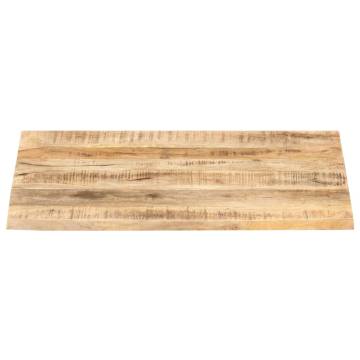 Table Top Solid Mango Wood 80x60 cm - Durable & Unique