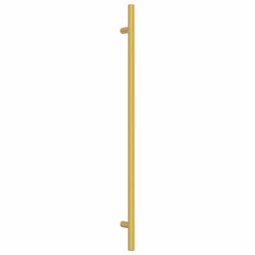 10 Gold Cabinet Handles - Modern Stainless Steel Design