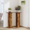 2 pcs Old Wood Plant Stands - Stylish & Durable | Hipomarket