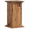 Plant Stand Old Wood 33x33x60 cm - Durable Engineered Wood