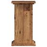 Plant Stand Old Wood 33x33x60 cm - Durable Engineered Wood