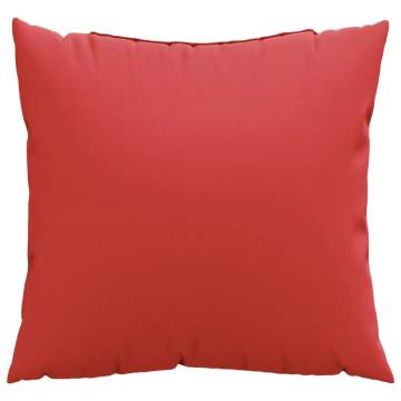 Red Sofa Cushions 4 pcs - 50x50 cm Durable Fabric