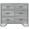 Chest of Drawers Grey Sonoma - Stylish Storage Solution