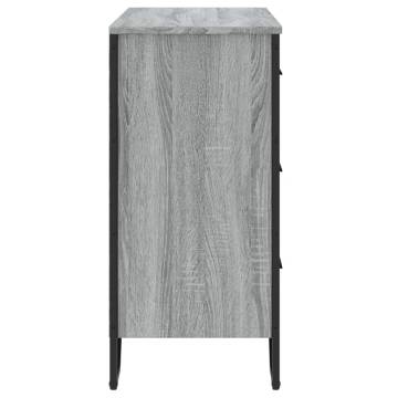 Chest of Drawers Grey Sonoma - Stylish Storage Solution