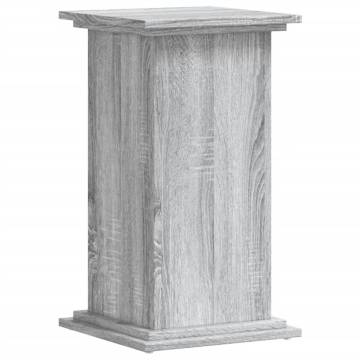 Plant Stand Grey Sonoma 33x33x60 cm Engineered Wood - Hipomarket