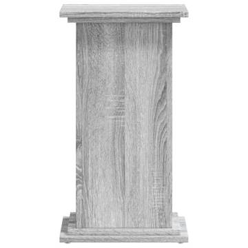 Plant Stand Grey Sonoma 33x33x60 cm Engineered Wood - Hipomarket