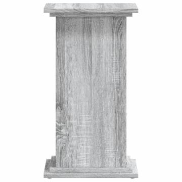 Plant Stand Grey Sonoma 33x33x60 cm Engineered Wood - Hipomarket