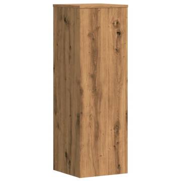 Artisian Oak Plant Stands - Set of 2 - 33x33x100 cm