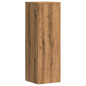 Artisian Oak Plant Stands - Set of 2 - 33x33x100 cm