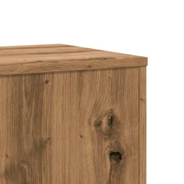 Artisian Oak Plant Stands - Set of 2 - 33x33x100 cm