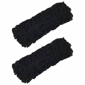 Hay Nets 2 pcs Rectangular Black 90x60 cm - Durable & Convenient