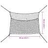 Hay Nets 2 pcs Rectangular Black 90x60 cm - Durable & Convenient